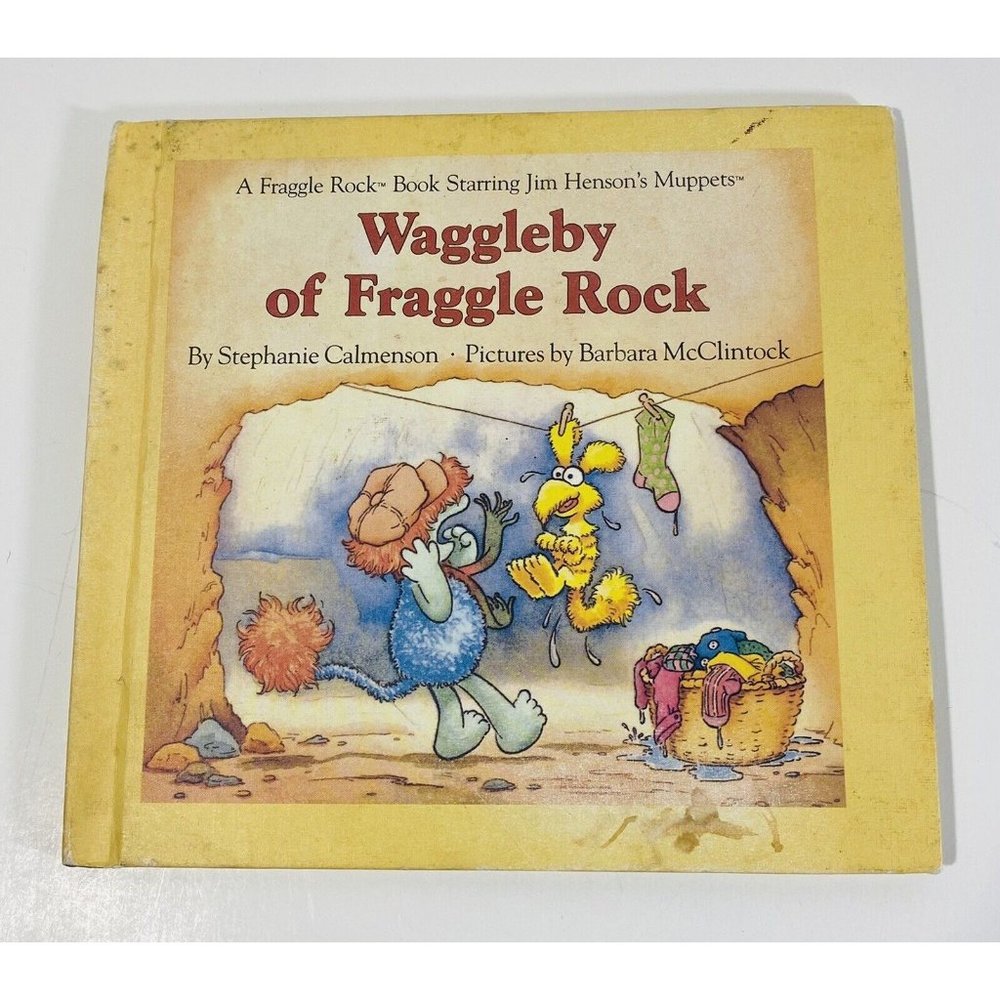 1985 Waggleby of Fraggle Rock Book Jim Henson Muppets Weekly Reader Red Boober